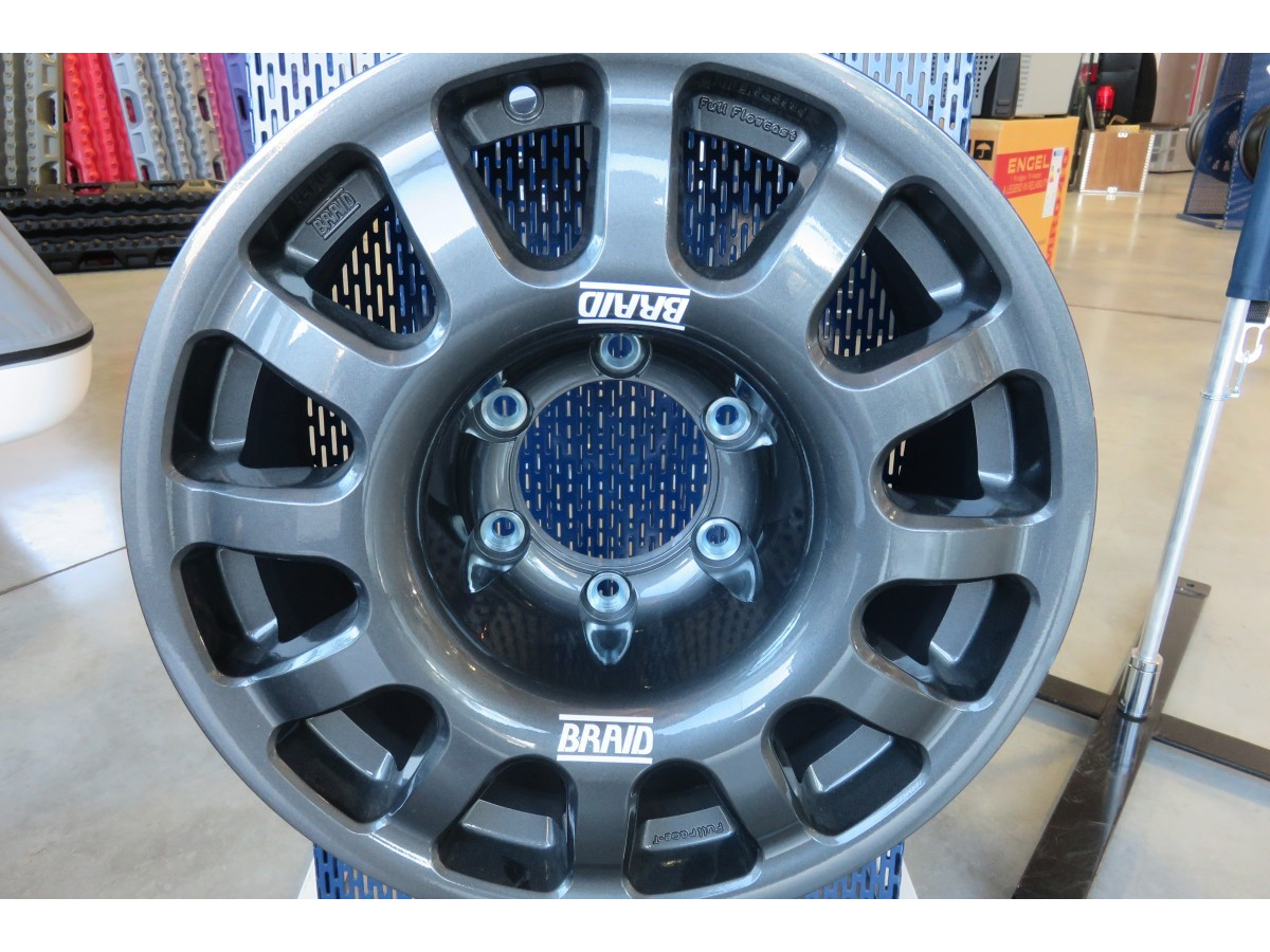 Jante Alu Braid Fullrace Grise 7x16 6x139 7 ET-10 J9 Vigo J8 – Image 2