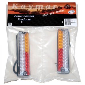 Paire de feux arrière à leds pour pare chocs Kaymar