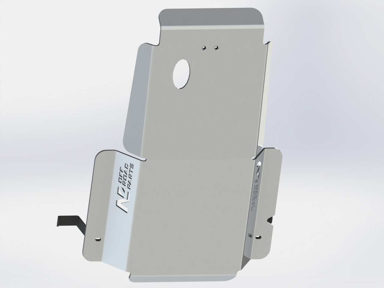 Ski de protection boîtes vitesses et transfert en aluminium de 8mm pour Iveco Massif 5 portes N4-Offroad