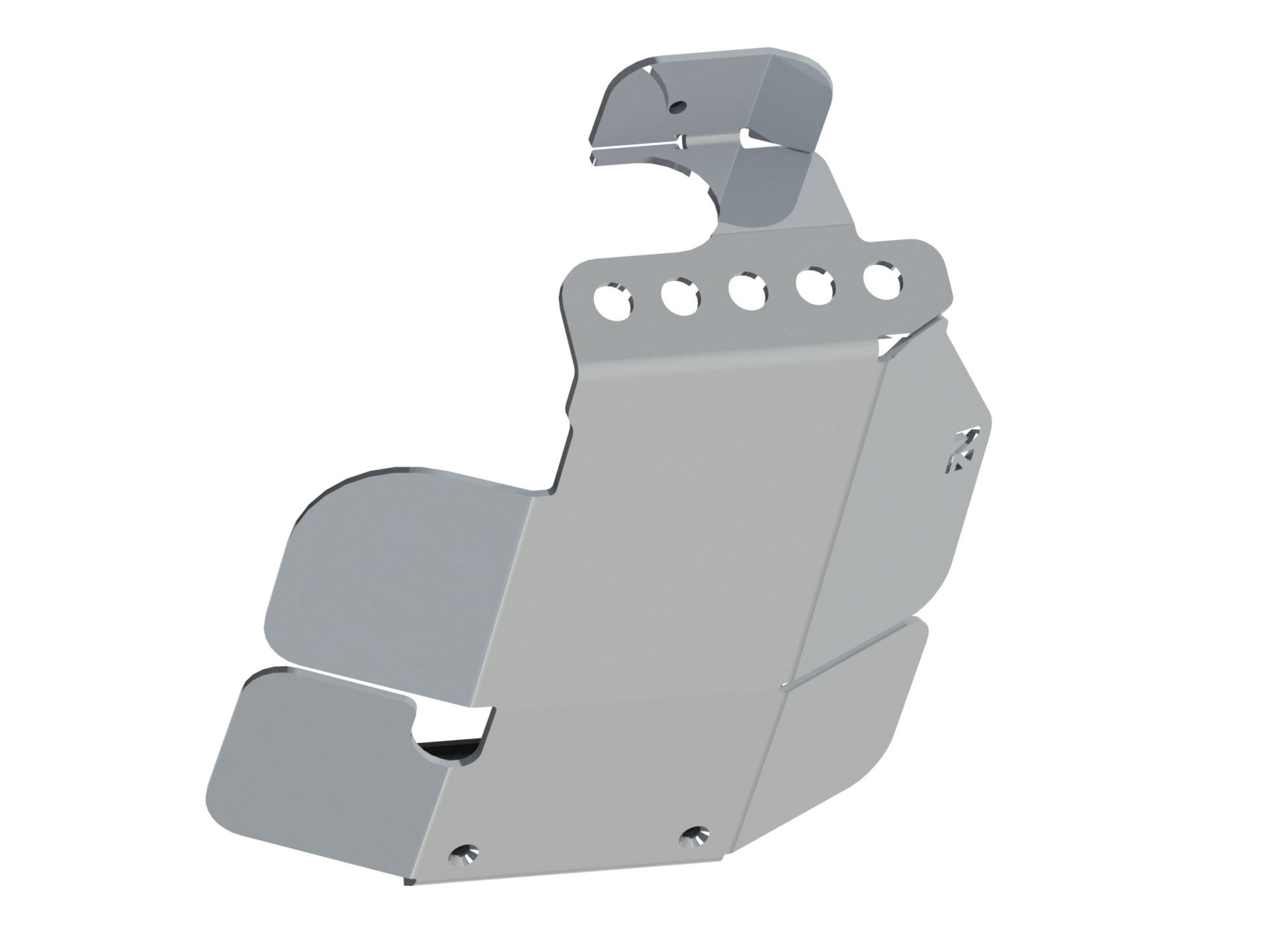 Ski de protection de pont arrière en aluminium de 6mm pour Mercedes Vito Viano 4x4 W447 N4-Offroad