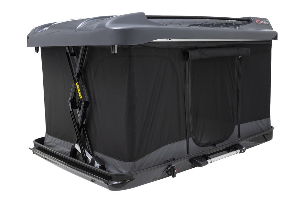 Tente de toit coque rigide électrique ARB Altitude - Ouverture horizontale