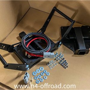 Adaptateur carré US 2" spécifique aux platines de treuil N4-Offroad