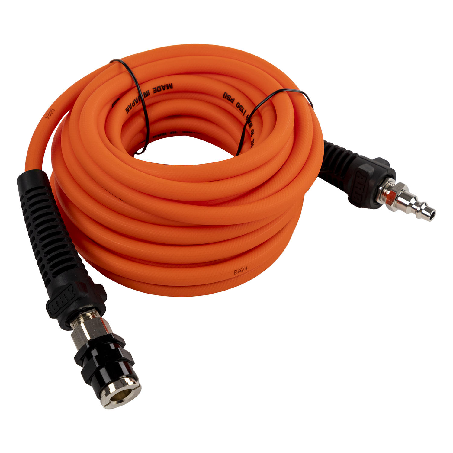 AIR HOSE US STD(M) US STD(F) V2 ORANGE 7M 150 PSI HIGH TEMP