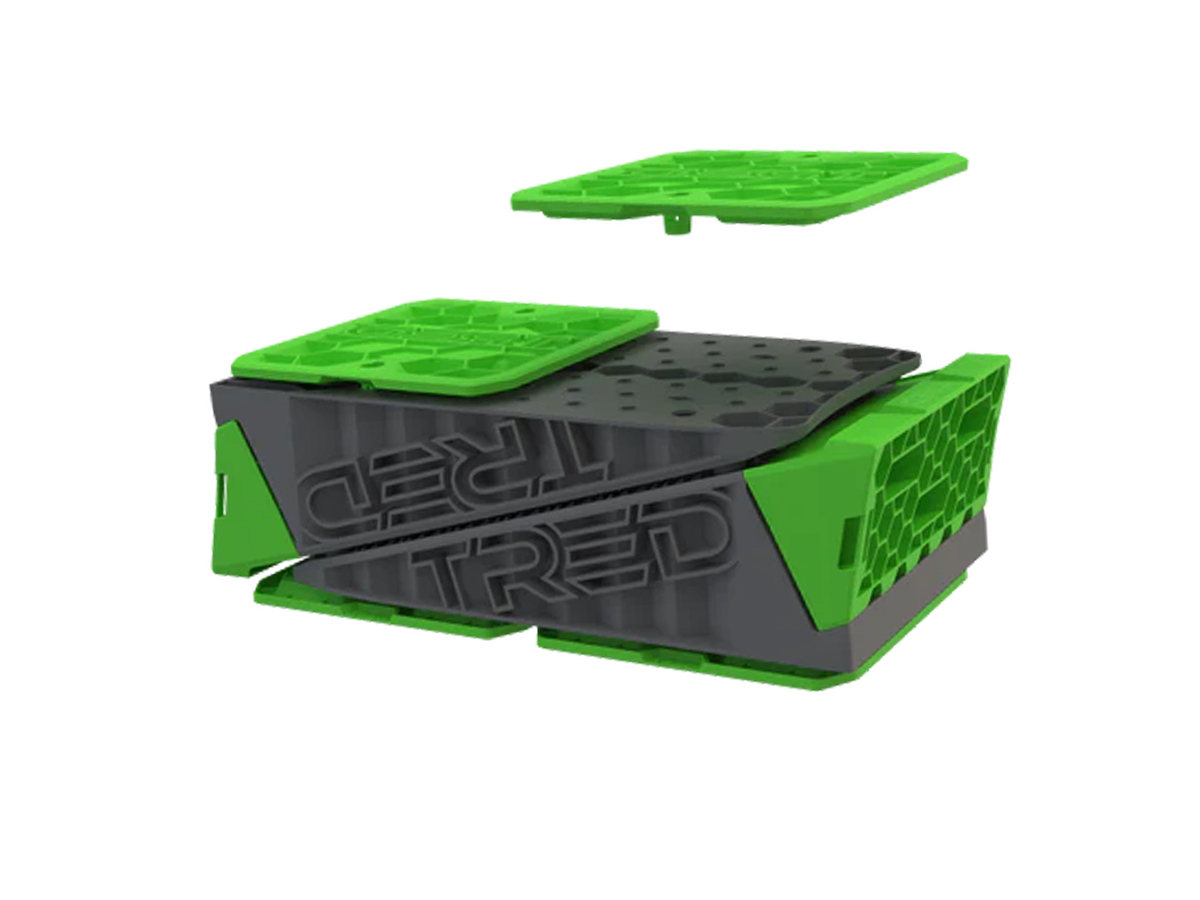 Rampes de mise à niveau Tred GT Levelling avec cales d'appui au sol pieds de cellule – Image 2