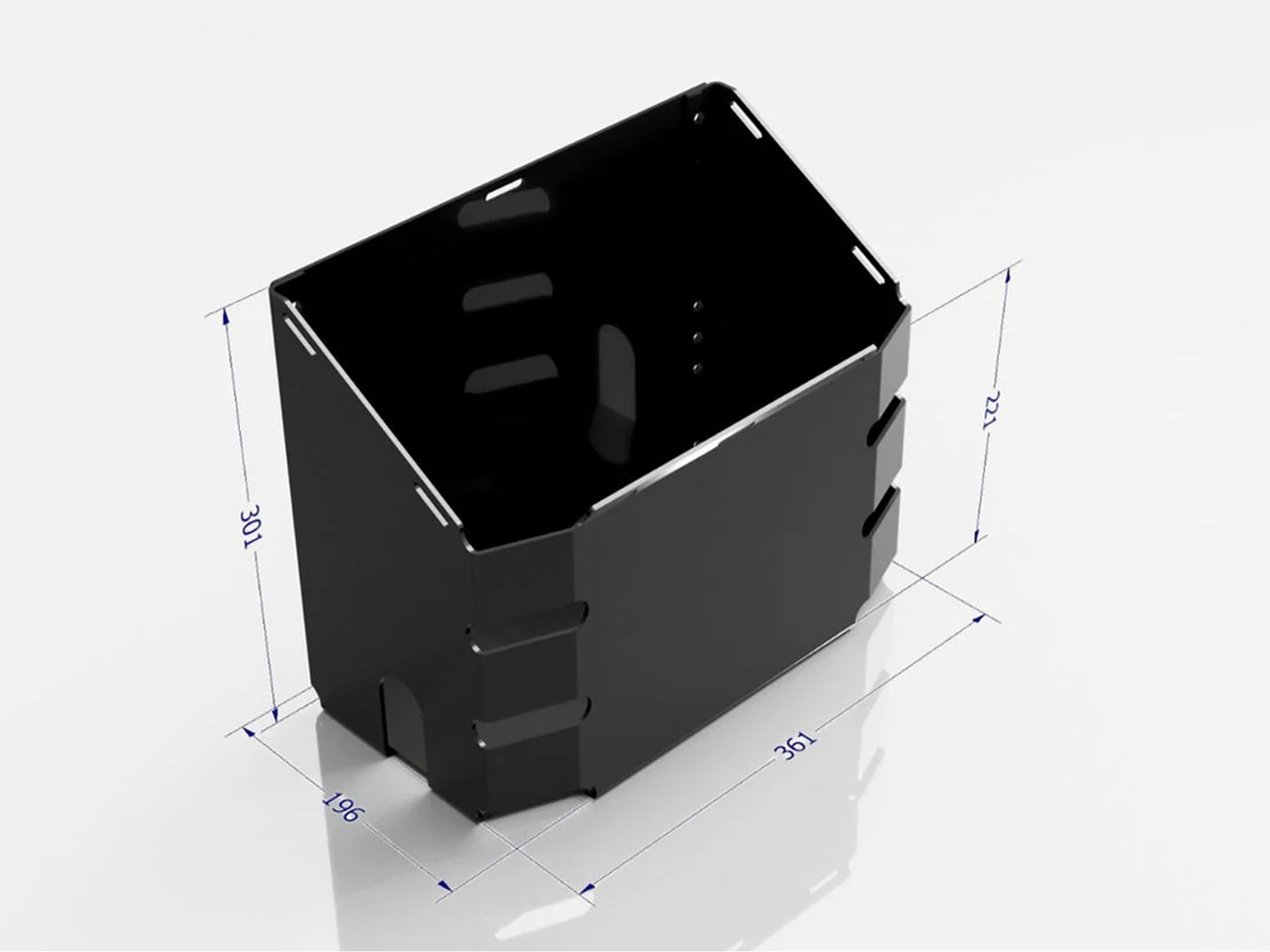 Support de Jerry Can 22L Ontap noir – Image 2