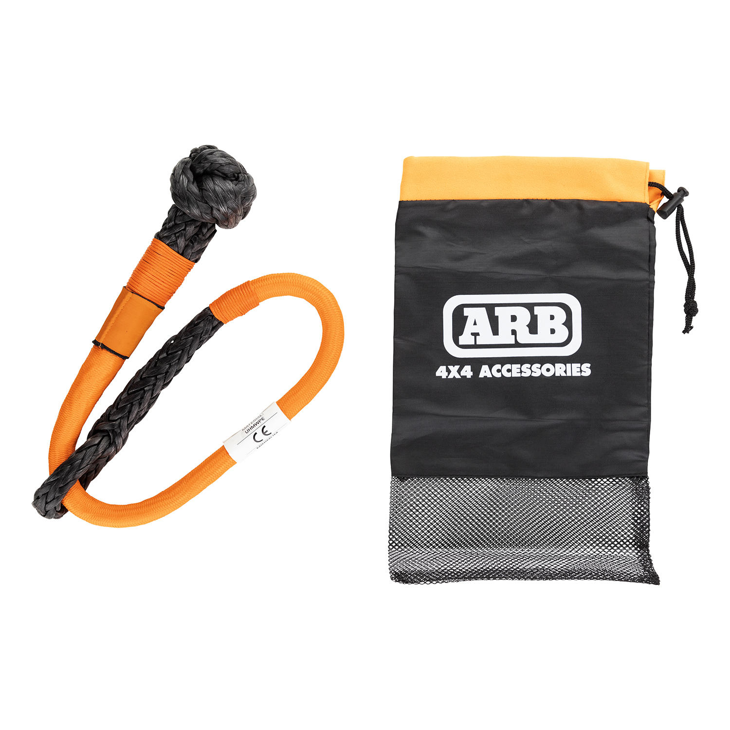 ARB SOFT CONNECT SHACKLE 14.5T SOFT SHACKLE ORANGE 14.5T – Image 2