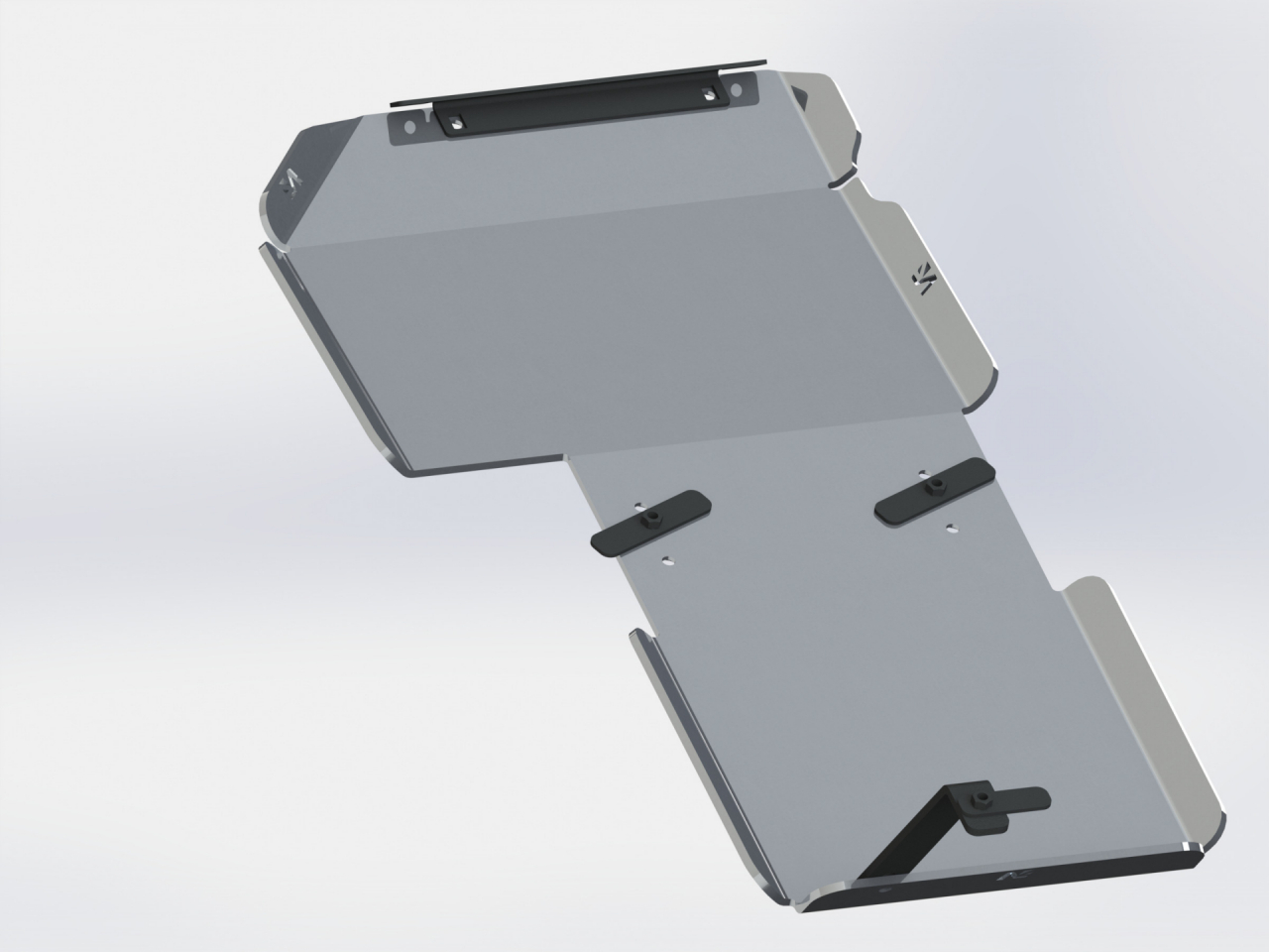 Ski de protection boîtes vitesses et transfert en aluminium de 8mm pour Mitsubishi Pajero III et IV 3.2DiD N4-Offroad – Image 2