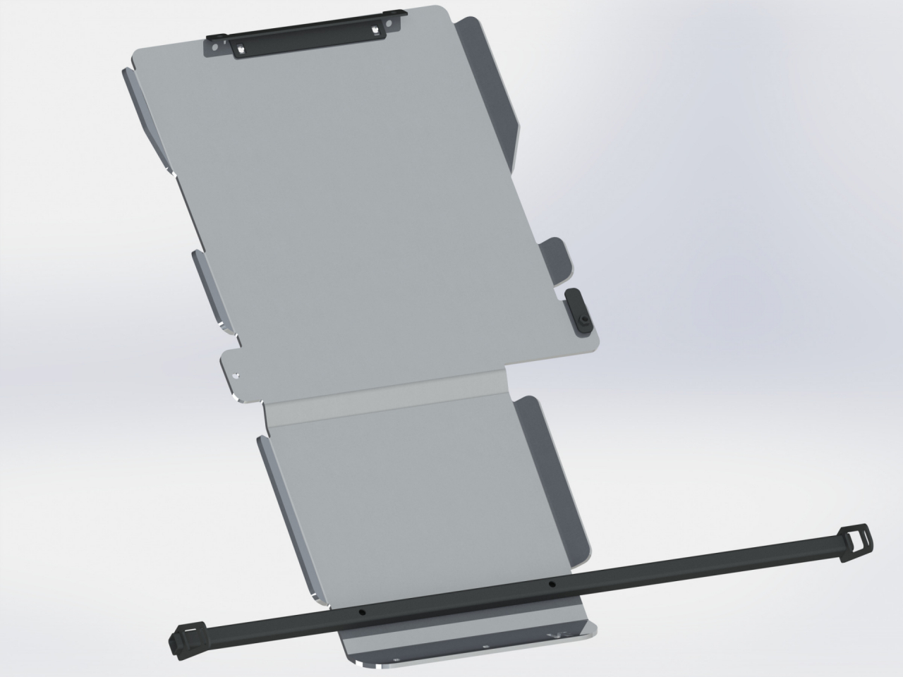 Ski de protection boîtes vitesses et transfert en aluminium de 8mm pour Nissan Navara D40 et Pathfinder R51 N4-Offroad – Image 2