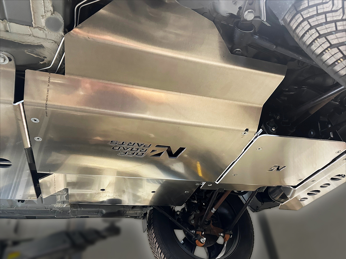 Ski protection pont arrière aluminium 6mm Dacia Duster 4x4 2024+ N4-Offroad – Image 3