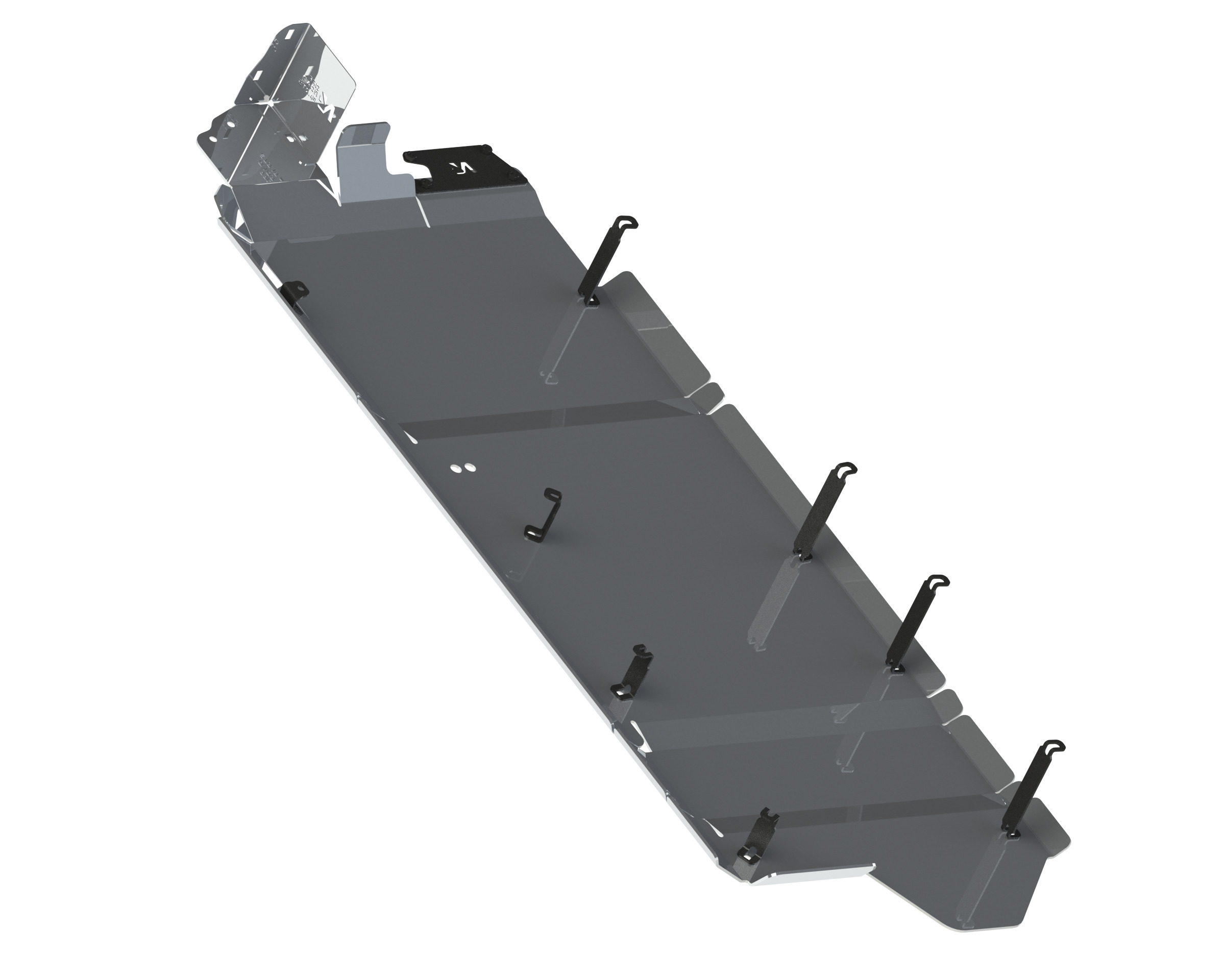 Ski réservoir carburant + adblue + webasto en aluminium de 5mm Volkswagen Transporter T6-T6.1 N4-Offroad – Image 2