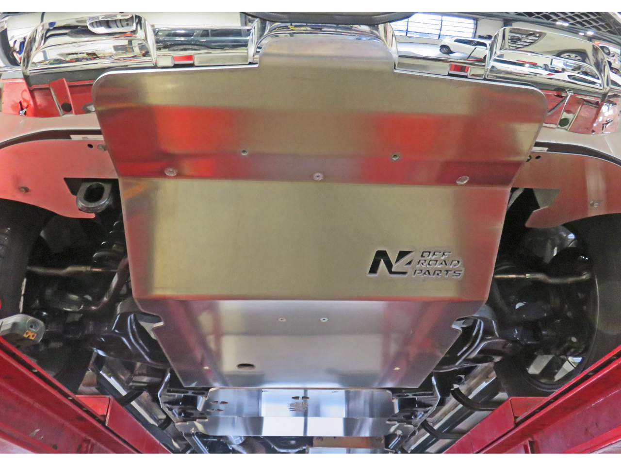 Ski de protection avant en aluminium de 8mm pour Nissan Navara D23 NP300 N4-Offroad – Image 3