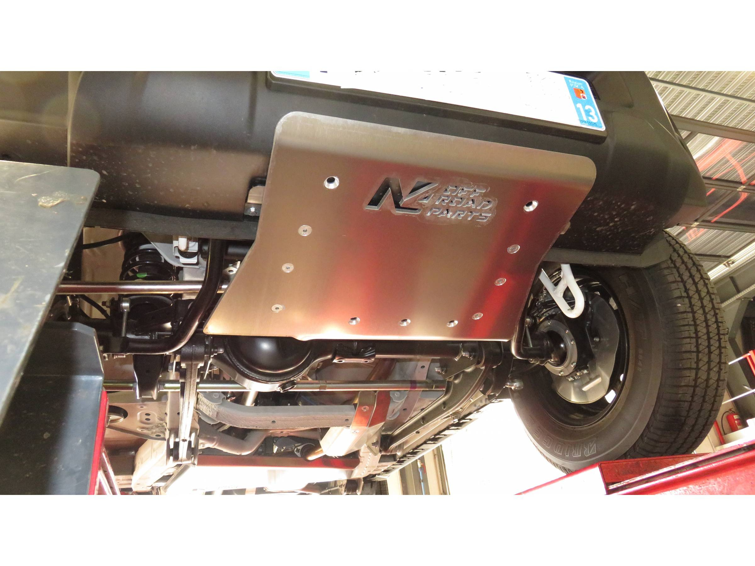 Ski de protection avant en aluminium de 6mm pour Suzuki Jimny après 2018 N4-Offroad – Image 3