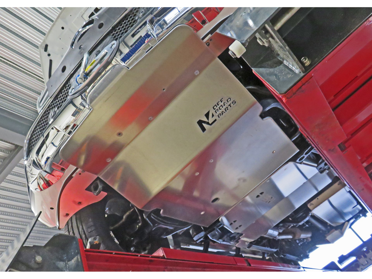 Ski de protection avant en aluminium de 8mm pour Nissan Navara D23 NP300 N4-Offroad – Image 4