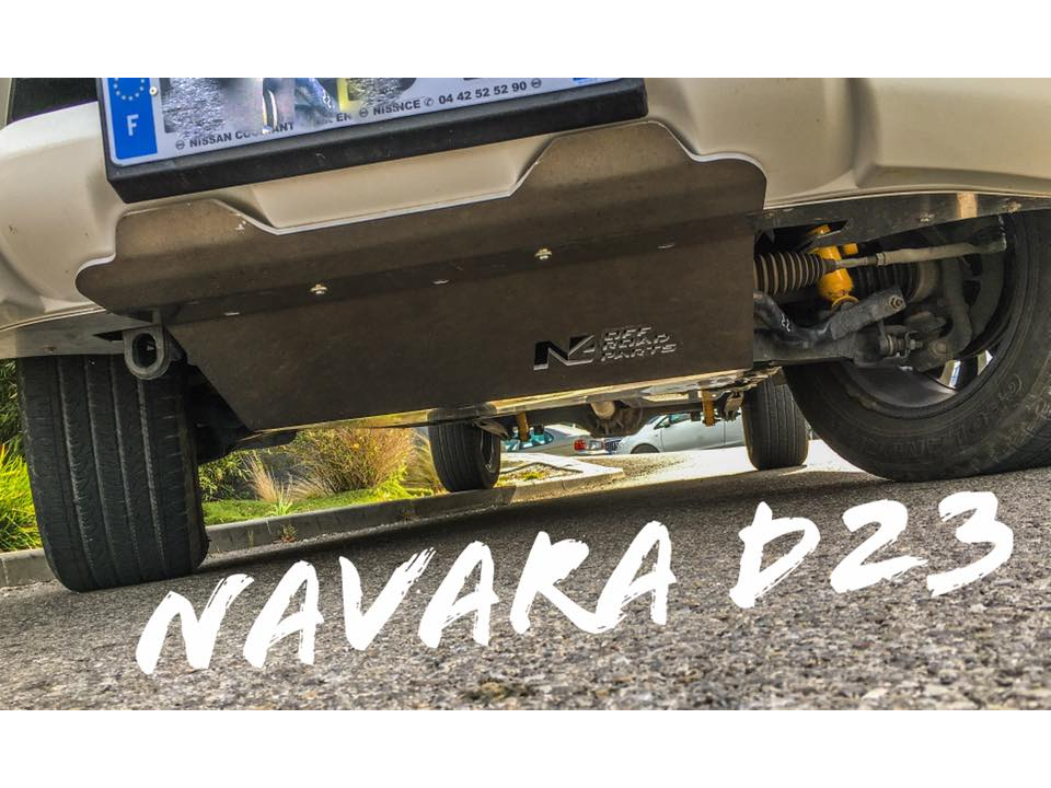 Ski de protection avant en aluminium de 8mm pour Nissan Navara D23 NP300 N4-Offroad – Image 5