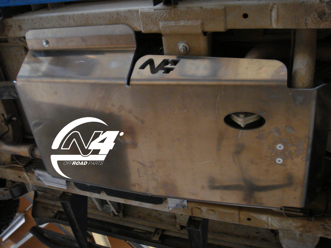 Ski de protection boîtes vitesses et transfert en aluminium de 8mm pour Iveco Massif 5 portes N4-Offroad – Image 5