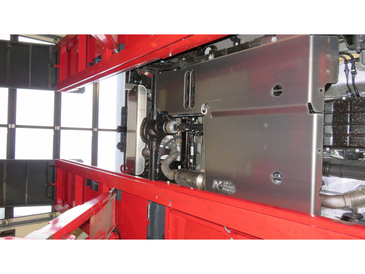 Ski de protection en aluminium de 8mm boîte de tranfert et réservoir pour Jeep Wrangler JL 2.0L Essence 3 portes N4-Offroad – Image 5