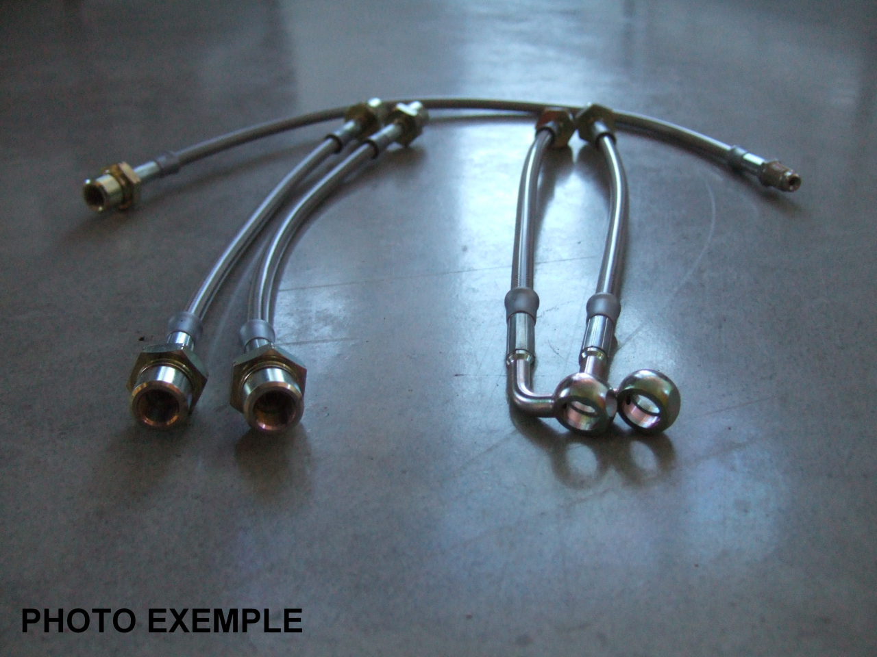 Kit durites de Frein aviation en inox PAJERO – Image 2