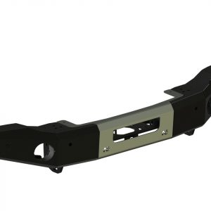 Pare-choc Avant acier Wrangler JL platine treuil intégrée banane longue N4-Offroad