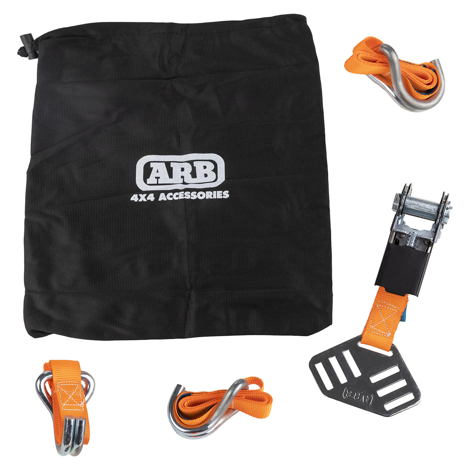 RATCHET TIE DOWN TYRE 25MM 25MM Y STRAP W-RATCHET