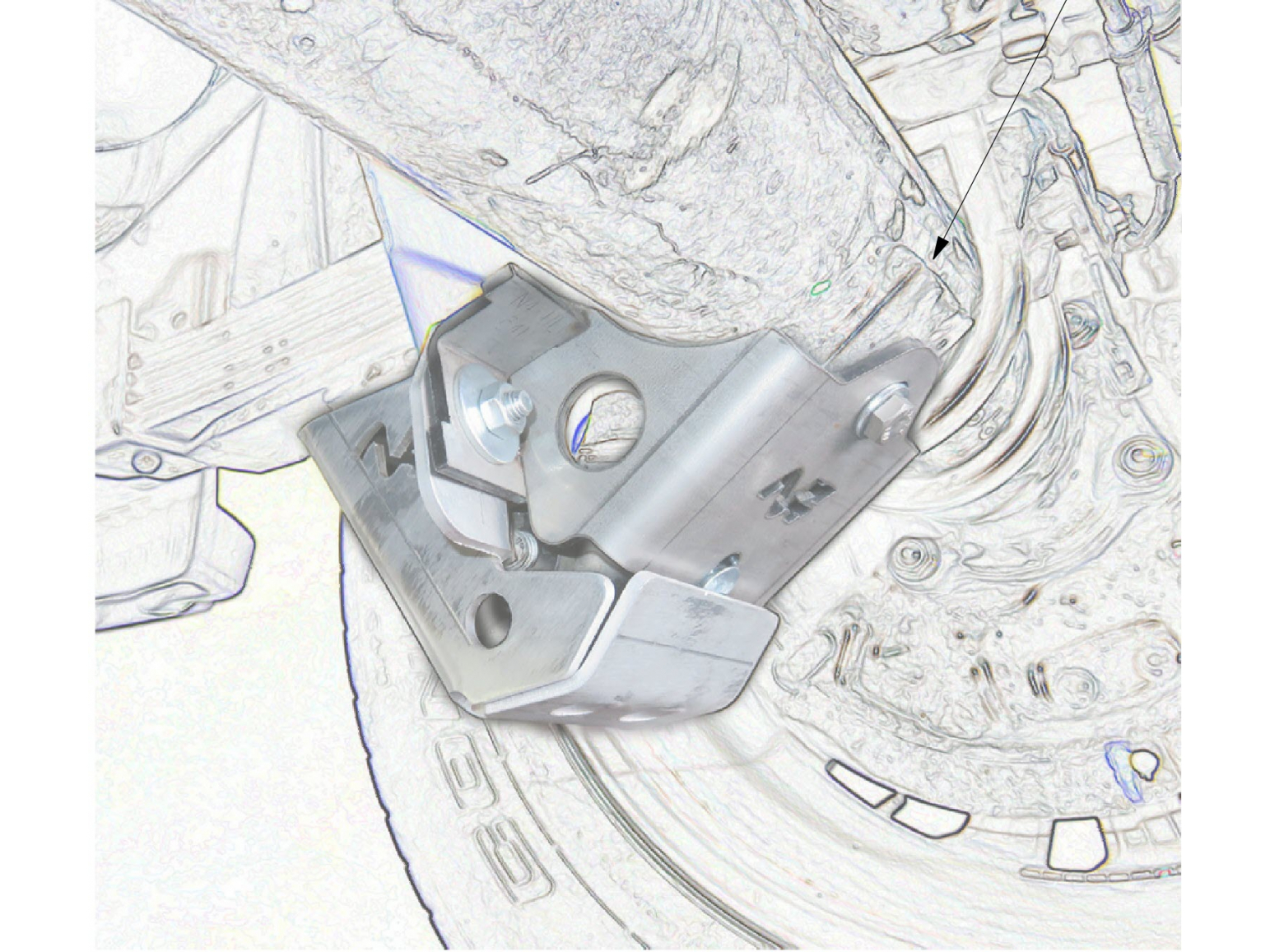 Protection d'amortisseur arrire droit pour Ford Ranger T6-T7-T8 N4-Offroad – Image 7