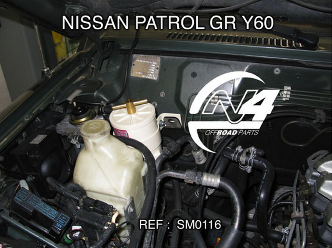Kit de montage préfiltre Racor pour Nissan Patrol Y60 N4-Offroad