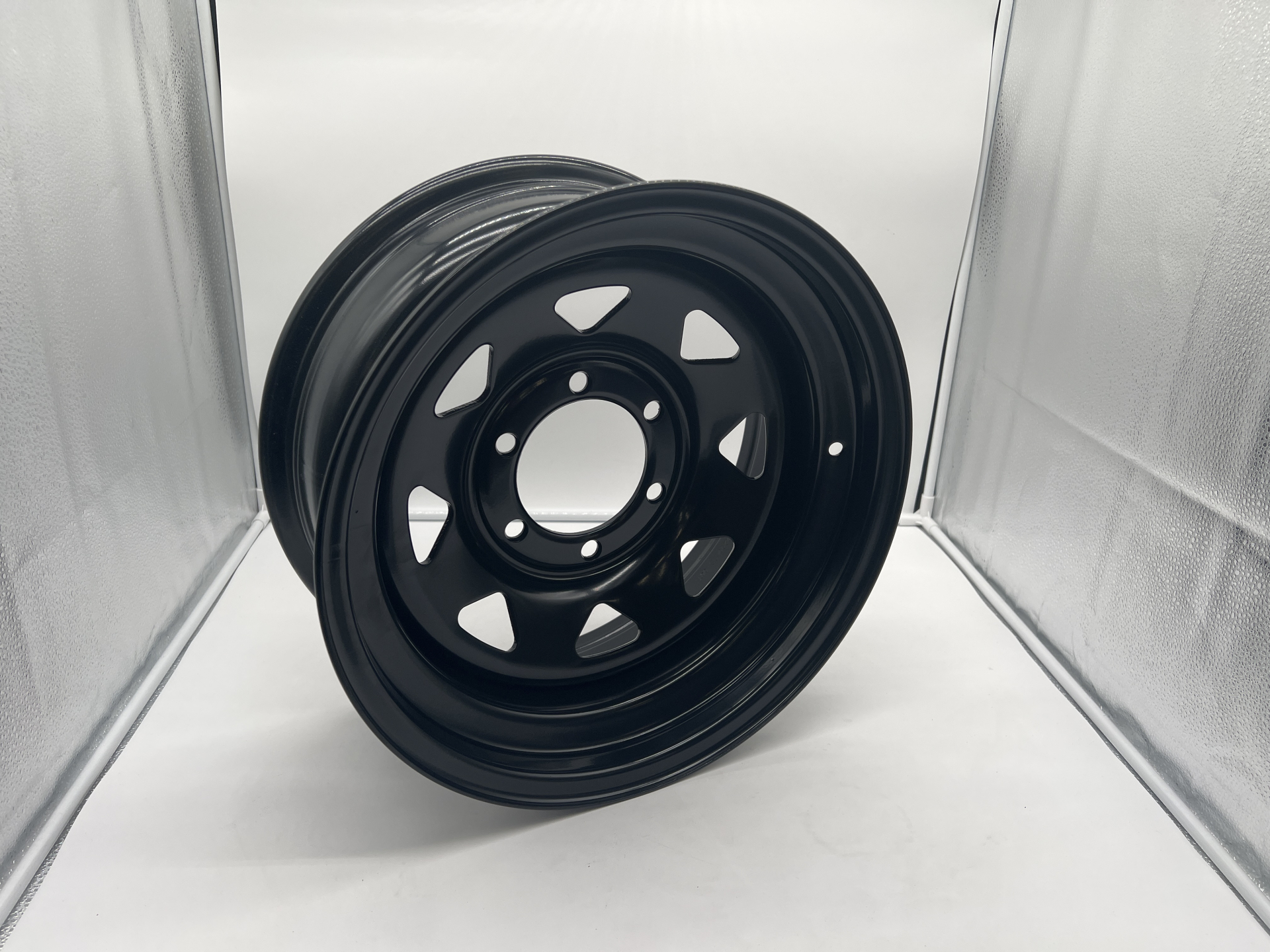 Jante acier Triangular noire 7X16 6x139.7 CB110 ET-20 Toyota Land Cruiser Nissan Patrol GR Mitsubishi L200 Pajero N4-Offroad