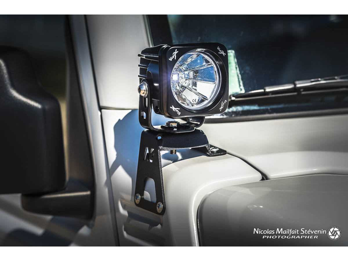 Supports feux longues portes baie pare-brise Suzuki Jimny aprs 2018 N4-Offroad – Image 4