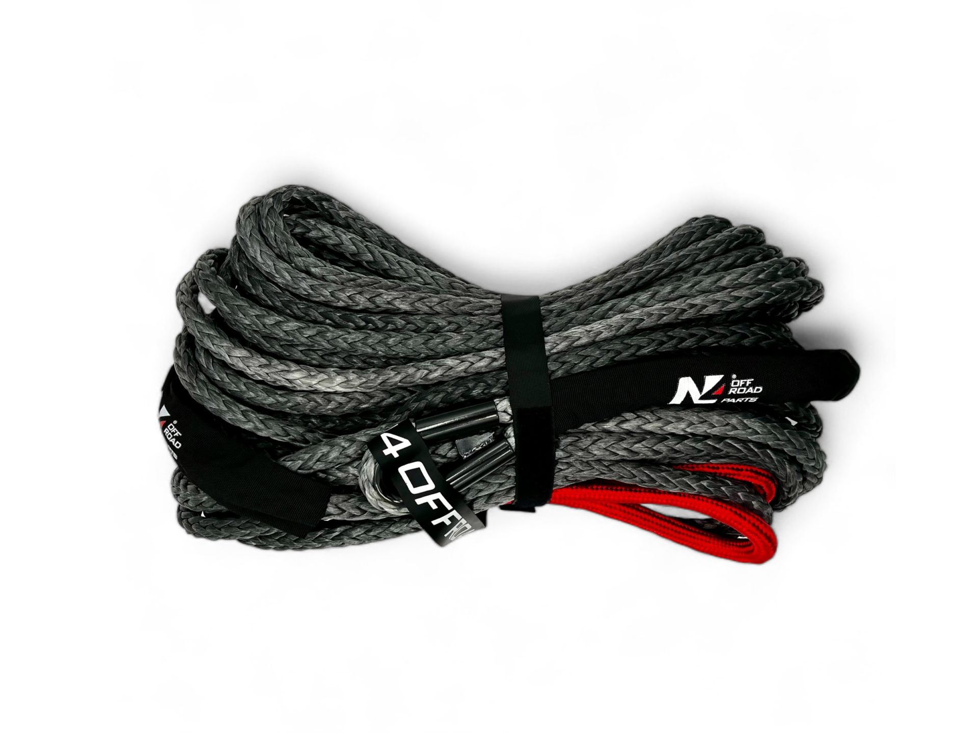 Corde synthétique de treuil 12mm x 28M N4-Offroad - Jusqu'à 6.8T