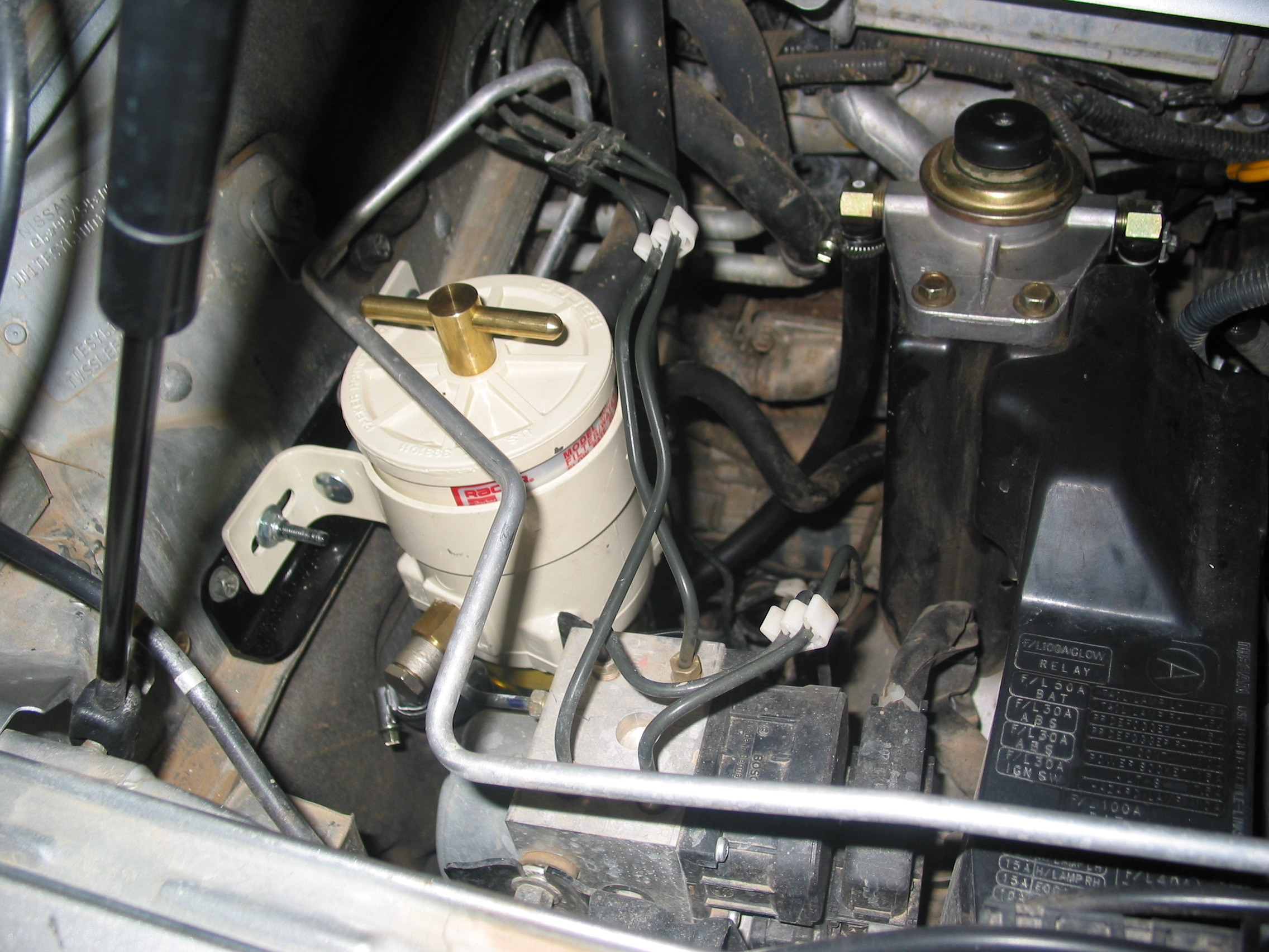 Kit de montage préfiltre Racor 500FG pour Nissan Patrol Y61 N4-Offroad – Image 2