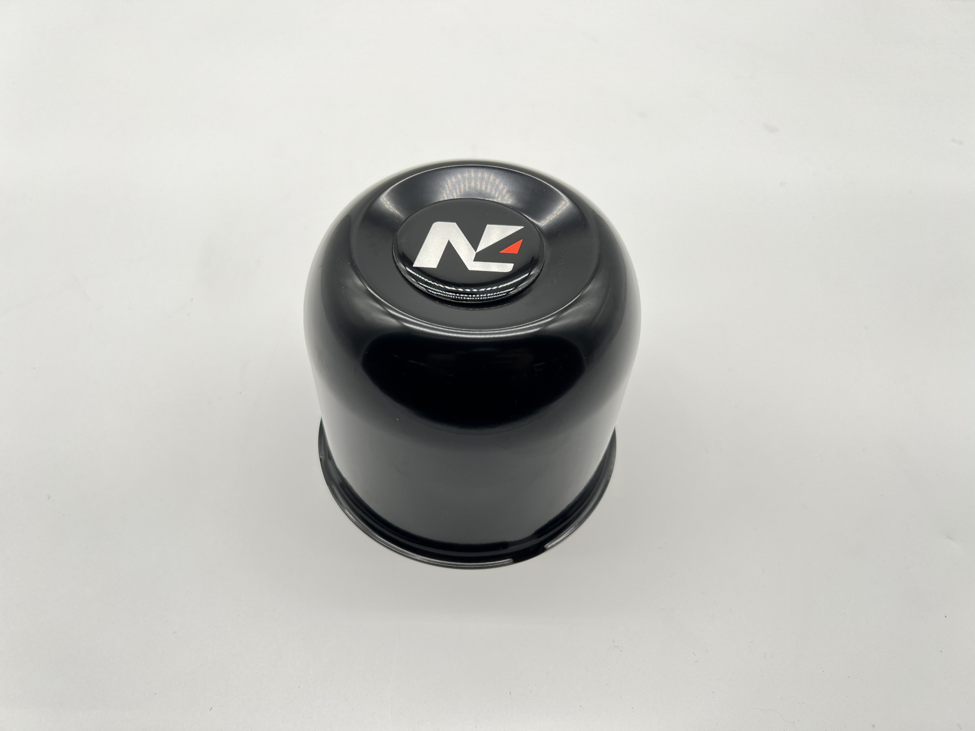 Cache moyeu fermé acier noir pour jantes acier avec centrage 110mm N4-Offroad – Image 2