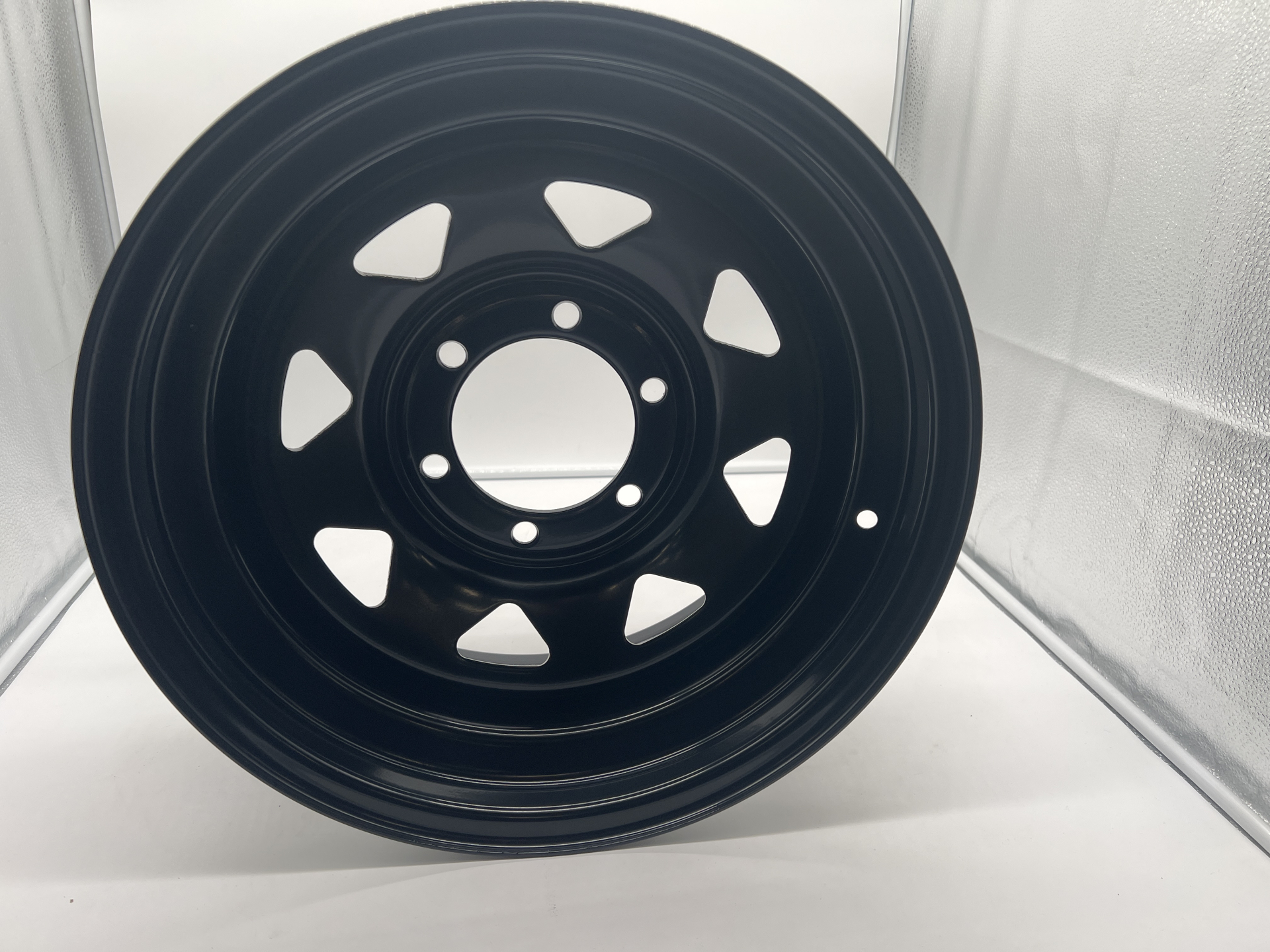 Jante acier Triangular noire 7X16 6x139.7 CB110 ET-20 Toyota Land Cruiser Nissan Patrol GR Mitsubishi L200 Pajero N4-Offroad – Image 2