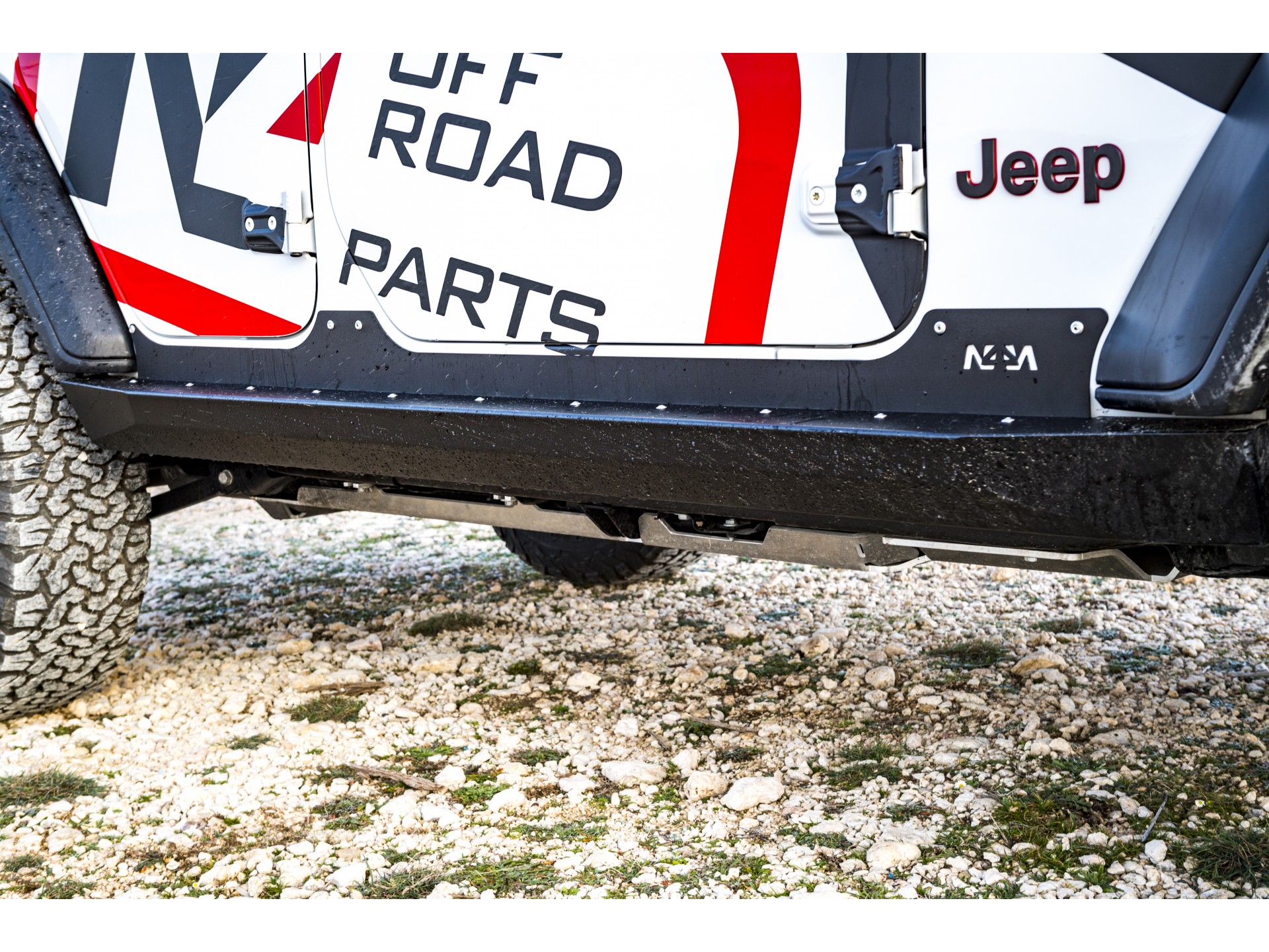 Protections de bas de caisse Jeep Wrangler Unlimited JLU 5 portes N4-Offroad – Image 2