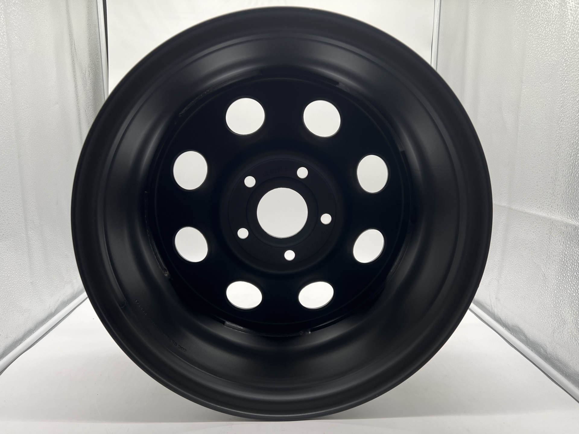 Jante acier Soft8 noire mat 8X17 5X127 CB71.6 ET10 Jeep Wrangler JK JL – Image 3