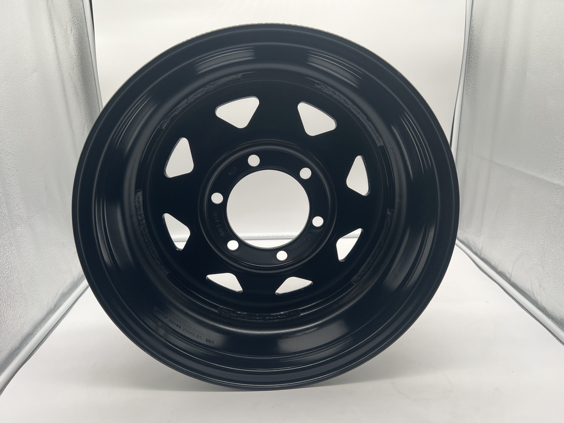 Jante acier Triangular noire 7X16 6x139.7 CB110 ET-20 Toyota Land Cruiser Nissan Patrol GR Mitsubishi L200 Pajero N4-Offroad – Image 3