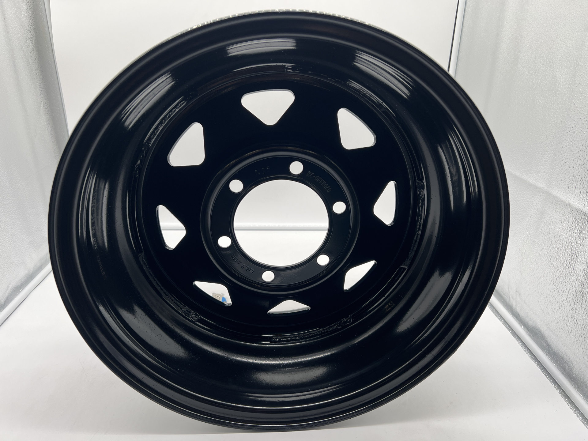 Jante acier Triangular noire 8X16 6x139.7 ET-25 CB110 pour Nissan Toyota Ford Mitsubishi N4-Offroad – Image 8