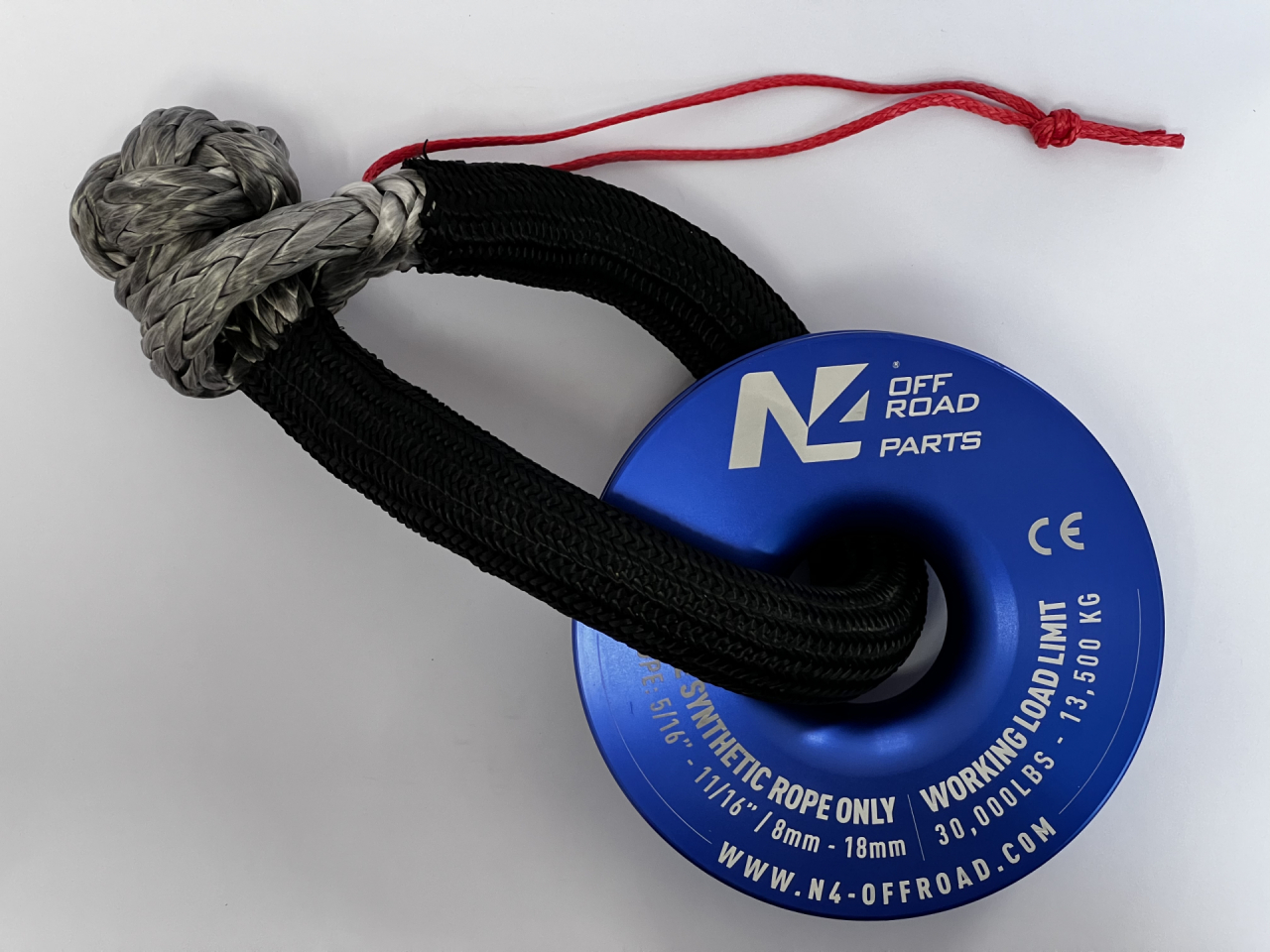 Anneau de treuillage 13.5T en aluminium anodisé bleu N4-Offroad – Image 3