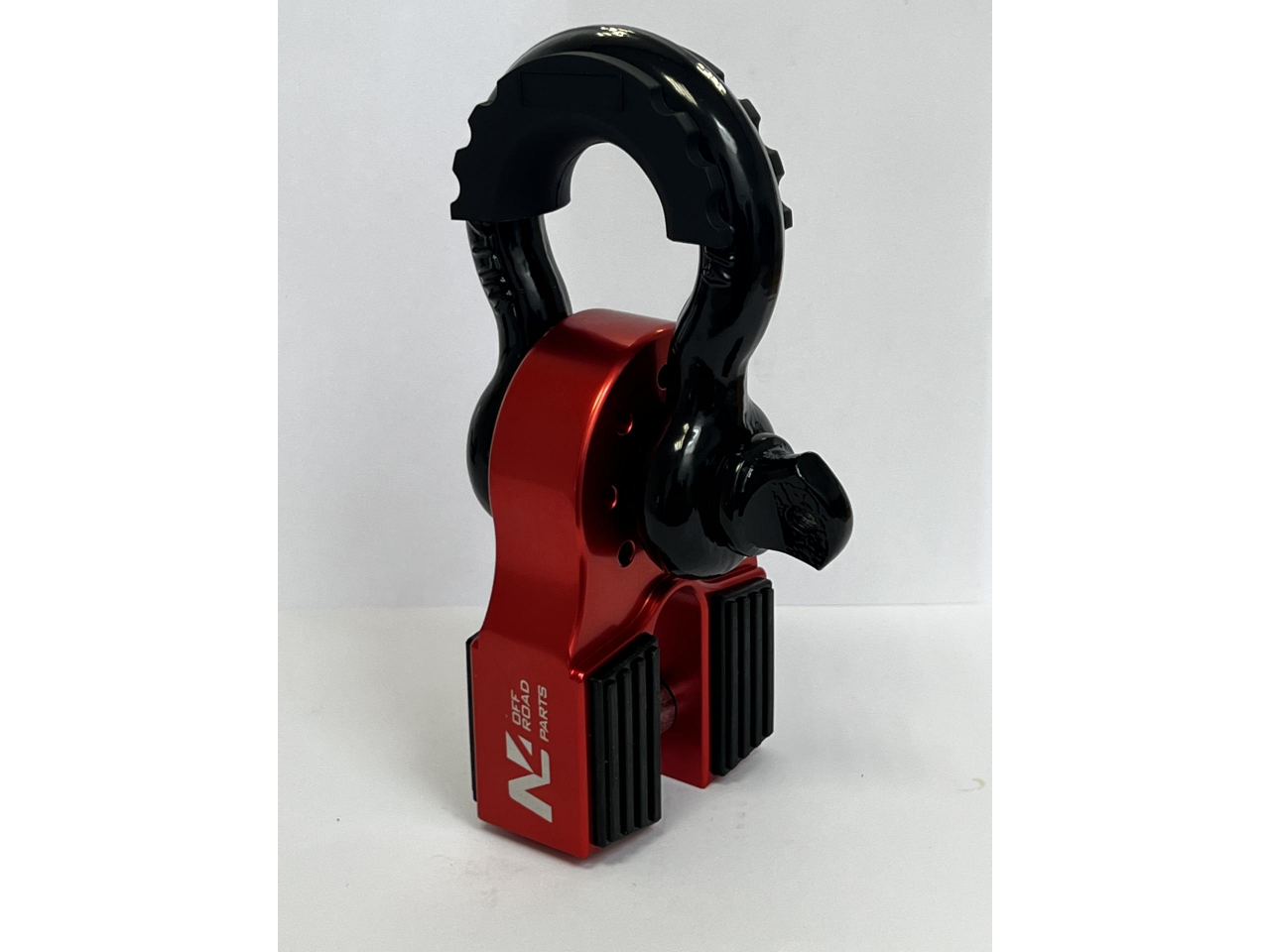 Arrêt de corde 10T en aluminium anodisé rouge pour fixation manille N4-Offroad – Image 3