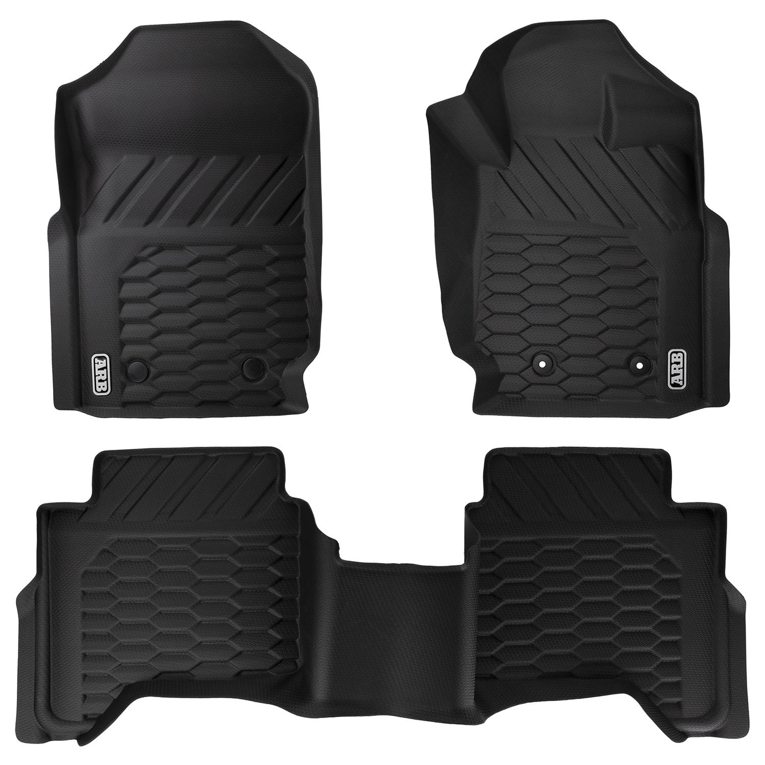 FLOOR MATS FRONT AND REAR SET SUITS RANGER & RAPTOR 12-22 DC – Image 4