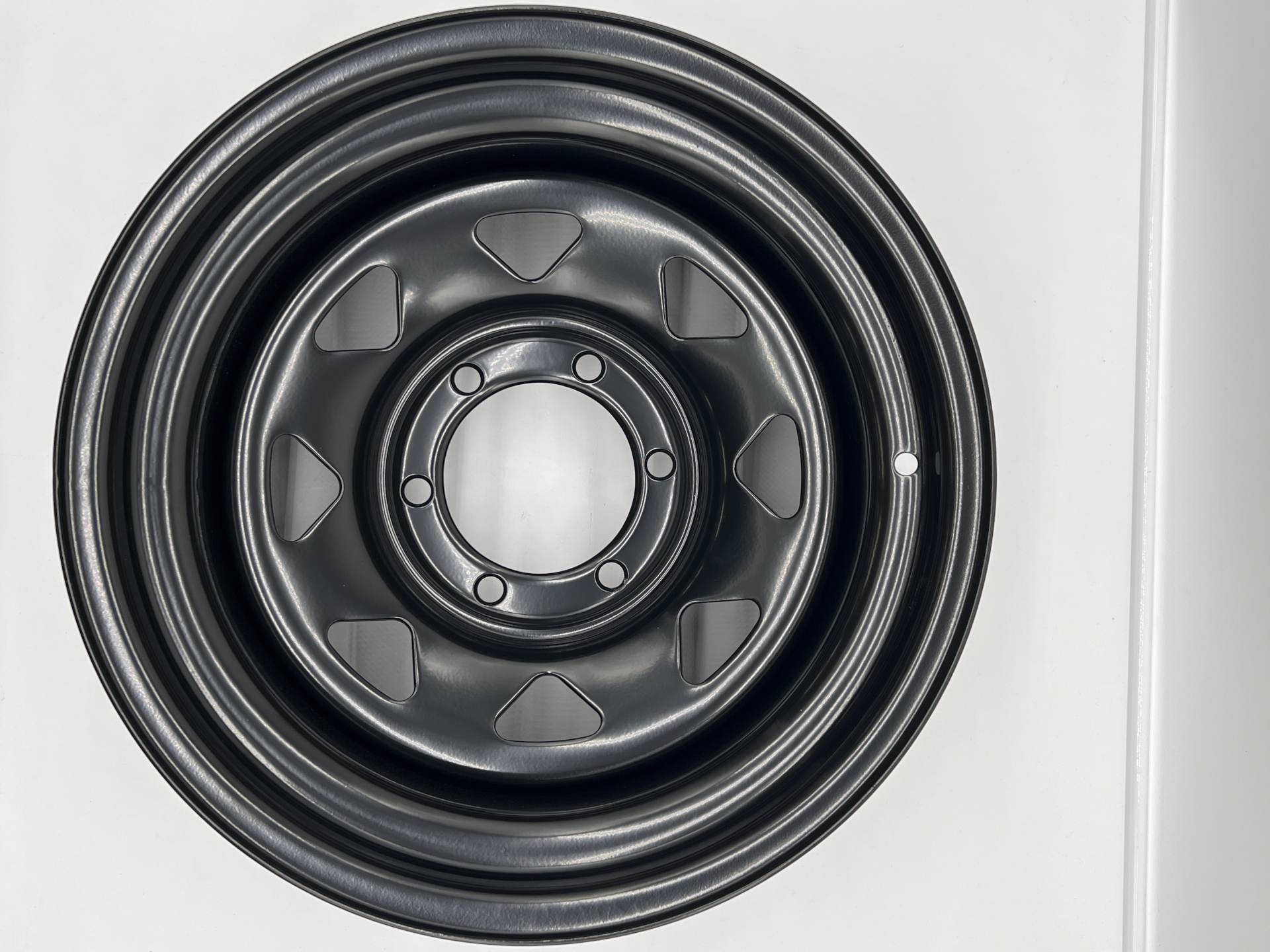 Jante acier Triangular noire 8X16 6x139.7 ET-25 CB110 pour Nissan Toyota Ford Mitsubishi N4-Offroad – Image 5