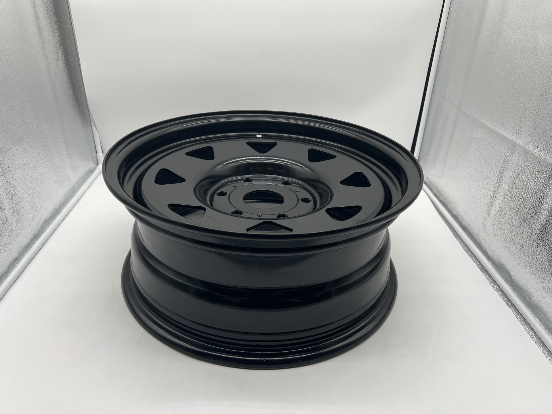 Jante acier Triangular noire 7X17 6x139.7 ET20 CB67.1 pour Mitsubishi Pajero L200 N4-Offroad – Image 9