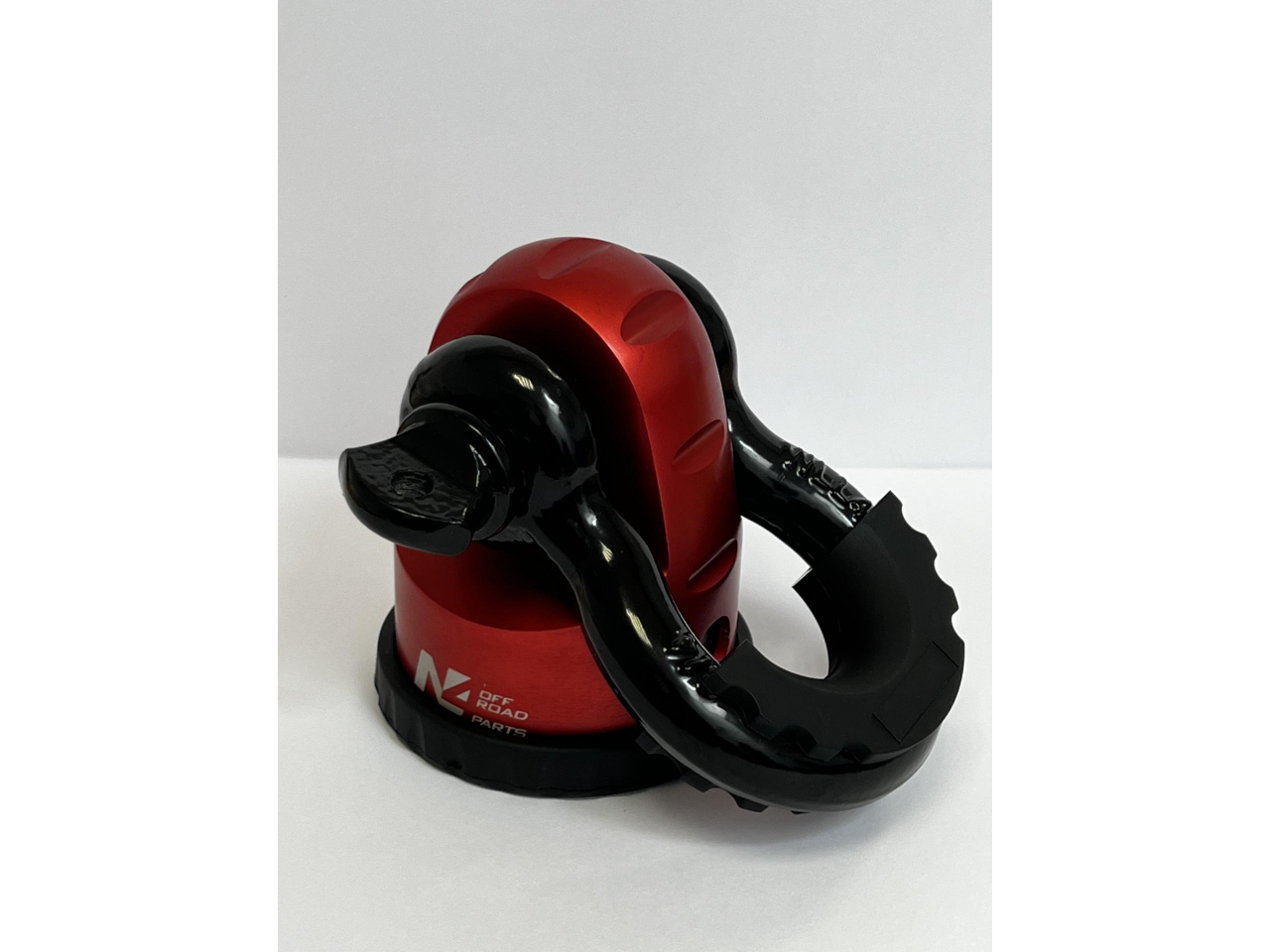 Arrêt de corde 8T en aluminium anodisé rouge pour fixation manille N4-Offroad – Image 5