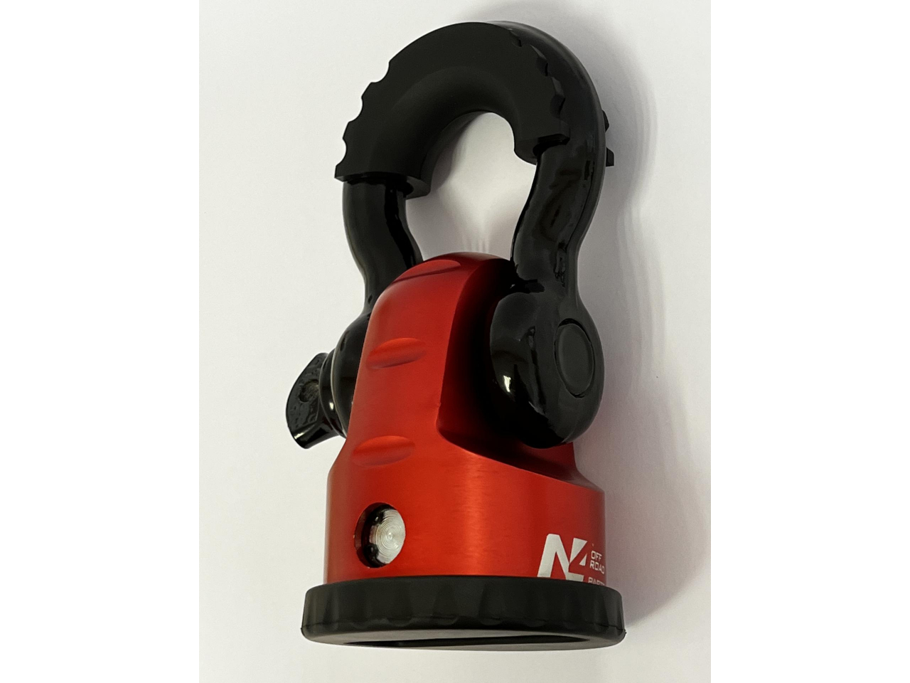 Arrêt de corde 8T en aluminium anodisé rouge pour fixation manille N4-Offroad – Image 6