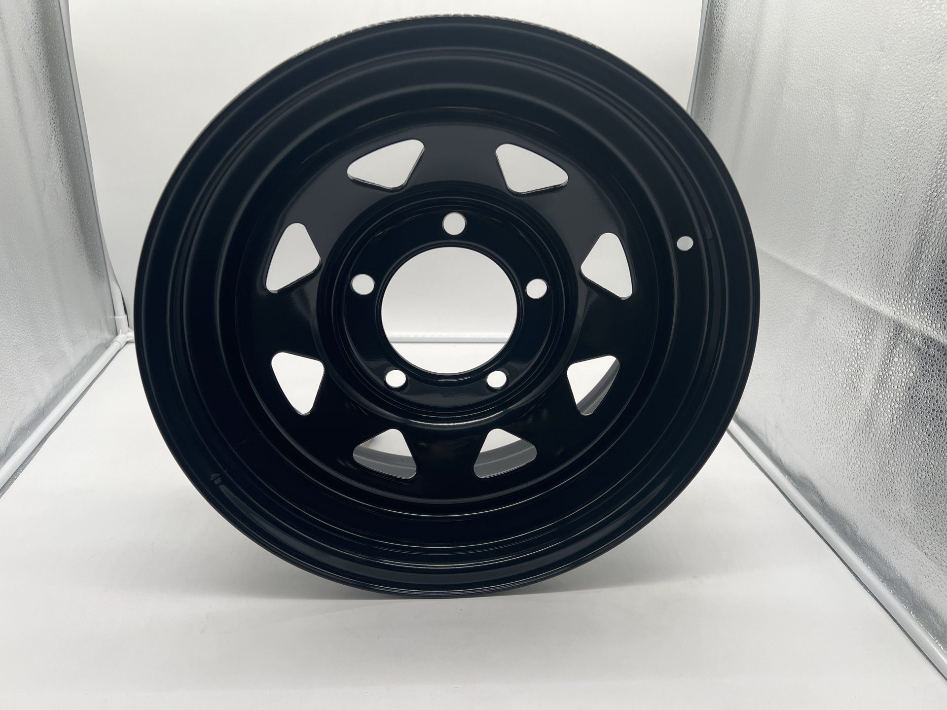 Jante acier Triangular noire 7X16 5x150 ET5 CB113 pour Toyota HZJ78 HZJ79 N4-Offroad – Image 8