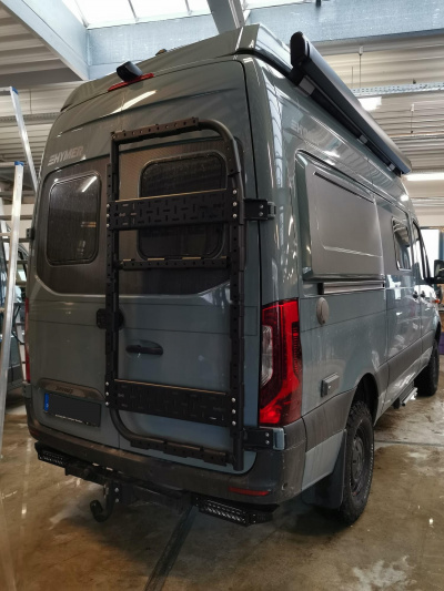 Porte tous tubulaire modulable en aluminium Iveco Daily, Ford Transit, Mercedes W906, W907, Crafter I et II, Ducato, Jumper, Boxer, – Image 7