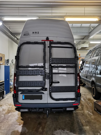 Porte tous tubulaire modulable en aluminium Iveco Daily, Ford Transit, Mercedes W906, W907, Crafter I et II, Ducato, Jumper, Boxer, – Image 5