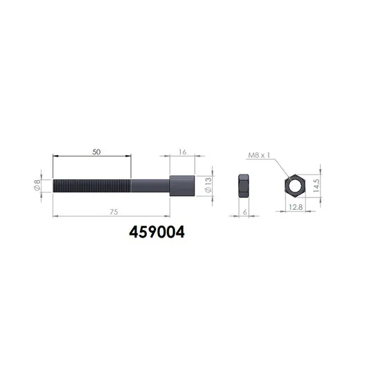 ETOQUIAU LAMES PEDDERS M8x75