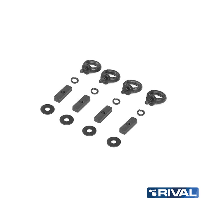 KIT ANNEAU D'ANCRAGE MALE POUR GALERIE MODULABLE RIVAL (4 pcs)