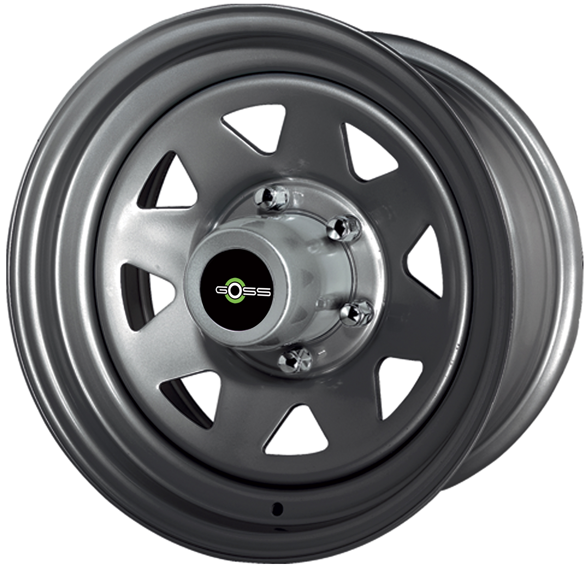 JANTE GOSS TRIANGULAR GUN METAL GRAY 7X16 6x139.7 ET-20 CB110
