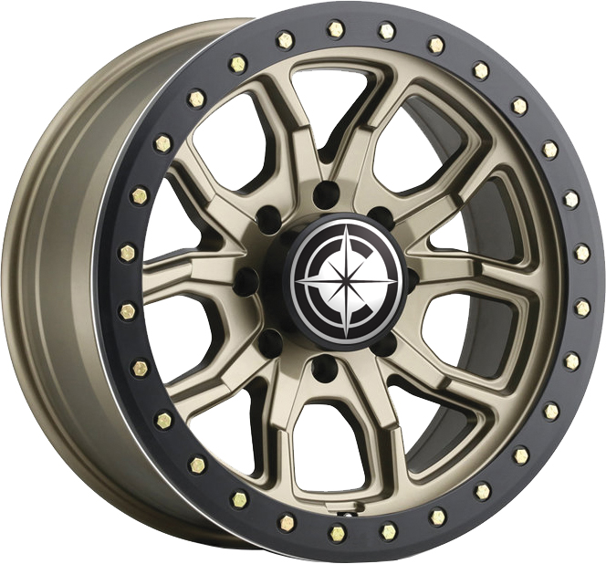 JANTE OC WHEELS 9303 DUAL TEK MATTE GOLD 9x17 6x139.7 ET0 CB110