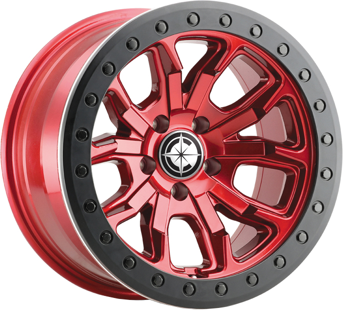 JANTE OC WHEELS 9303 DUAL TEK CANDY RED 9x17 5x127 ET-12 CB78.1